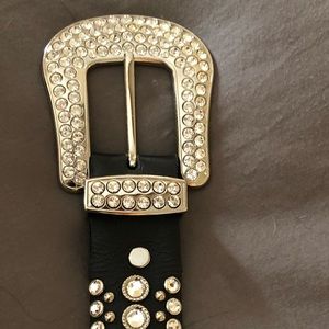 Kippy’s belt with Swarovski crystals